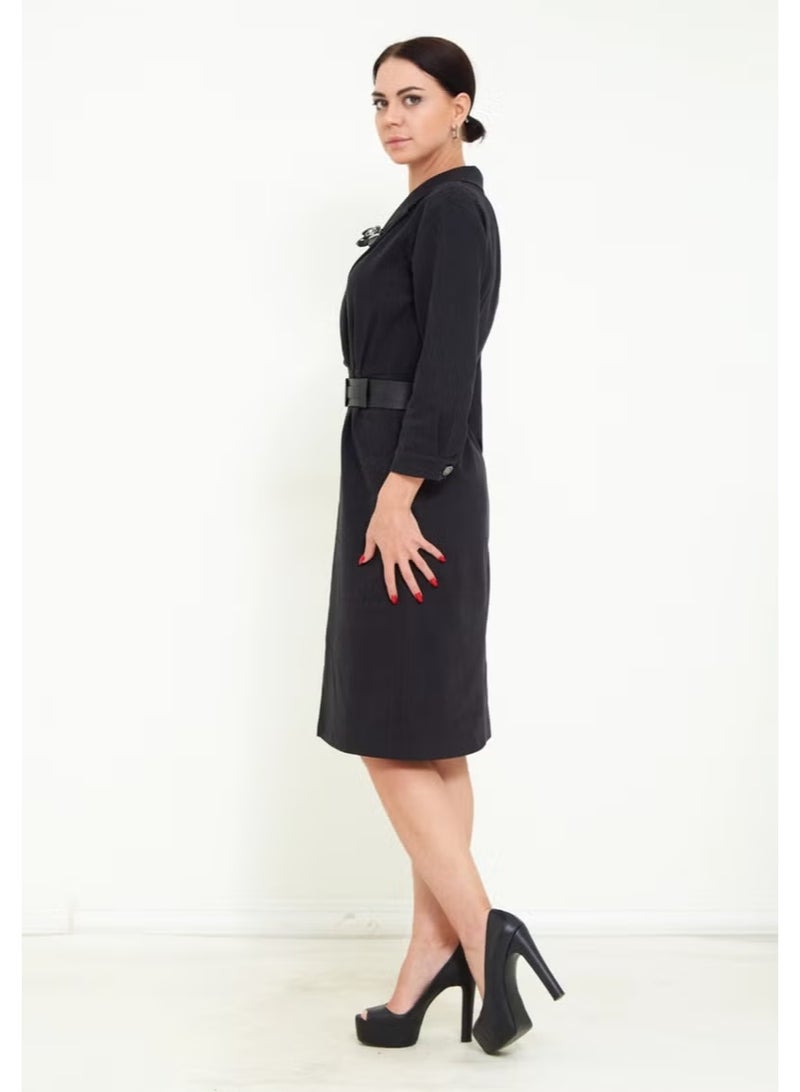 Modatalika Belted Blazer Dress - Image 2